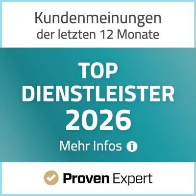 Top Dienstleister 2026 – ProvenExpert