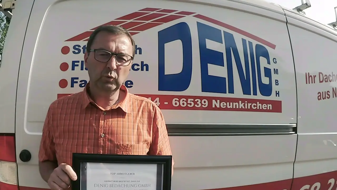 Standbild aus dem Video: Stephan Denig, Denig Bedachung GmbH