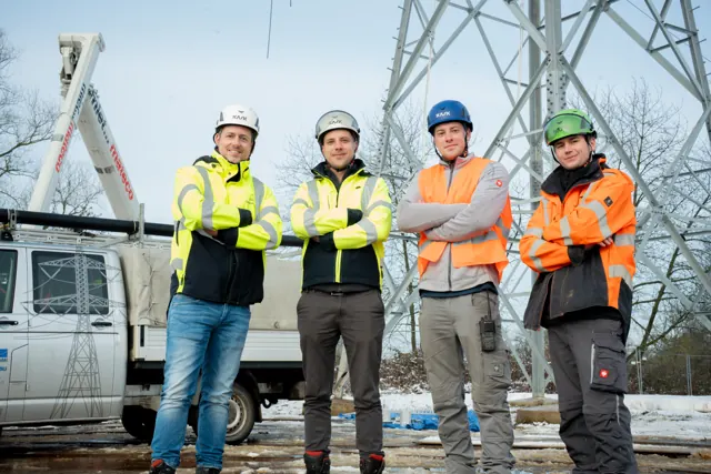 Foto aus der Produktion für autmatec Leitungs- und Netzbau