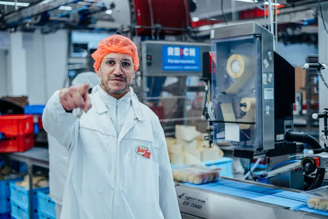 Foto aus der Produktion für Bard frische Küche