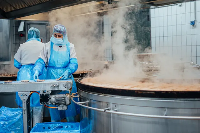 Foto aus der Produktion für Bard frische Küche