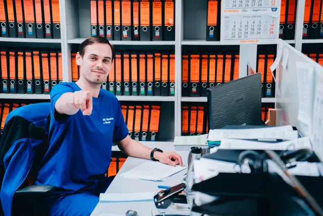 Foto aus der Produktion für B&L Klima- und Lufttechnik