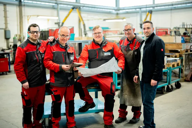 Foto aus der Produktion für Günter Fenrich GmbH