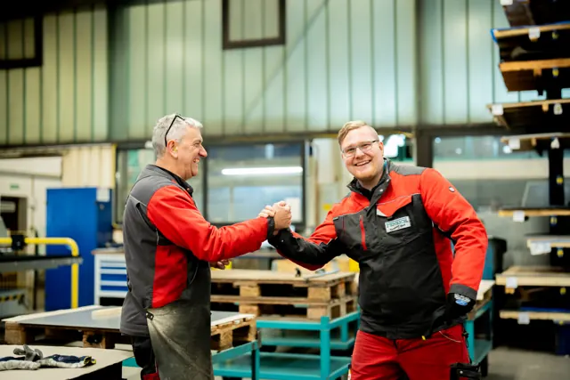 Foto aus der Produktion für Günter Fenrich GmbH