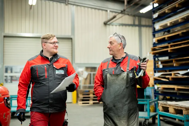 Foto aus der Produktion für Günter Fenrich GmbH