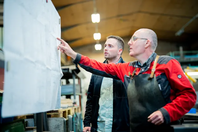 Foto aus der Produktion für Günter Fenrich GmbH