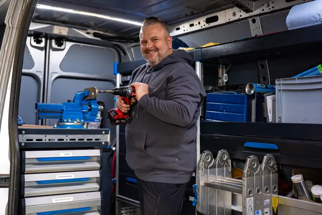 Foto aus der Produktion für Roland P. Hoffmann Tiefbau