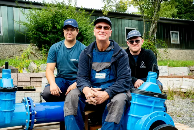 Foto aus der Produktion für Tief- und Rohrleitungsbau Klumpp