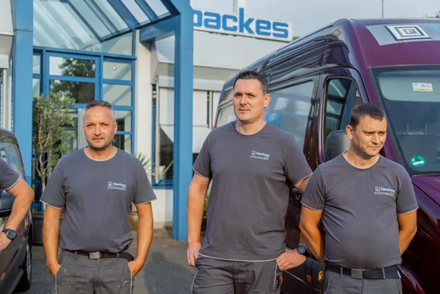 Foto aus der Produktion für Backes Metallbau