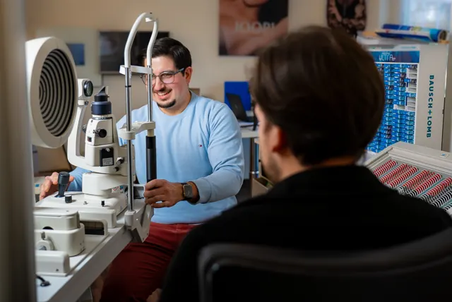 Foto aus der Produktion für Optik Ewen