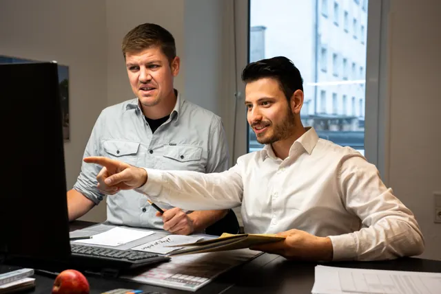 Foto aus der Produktion für StWB Wohnen